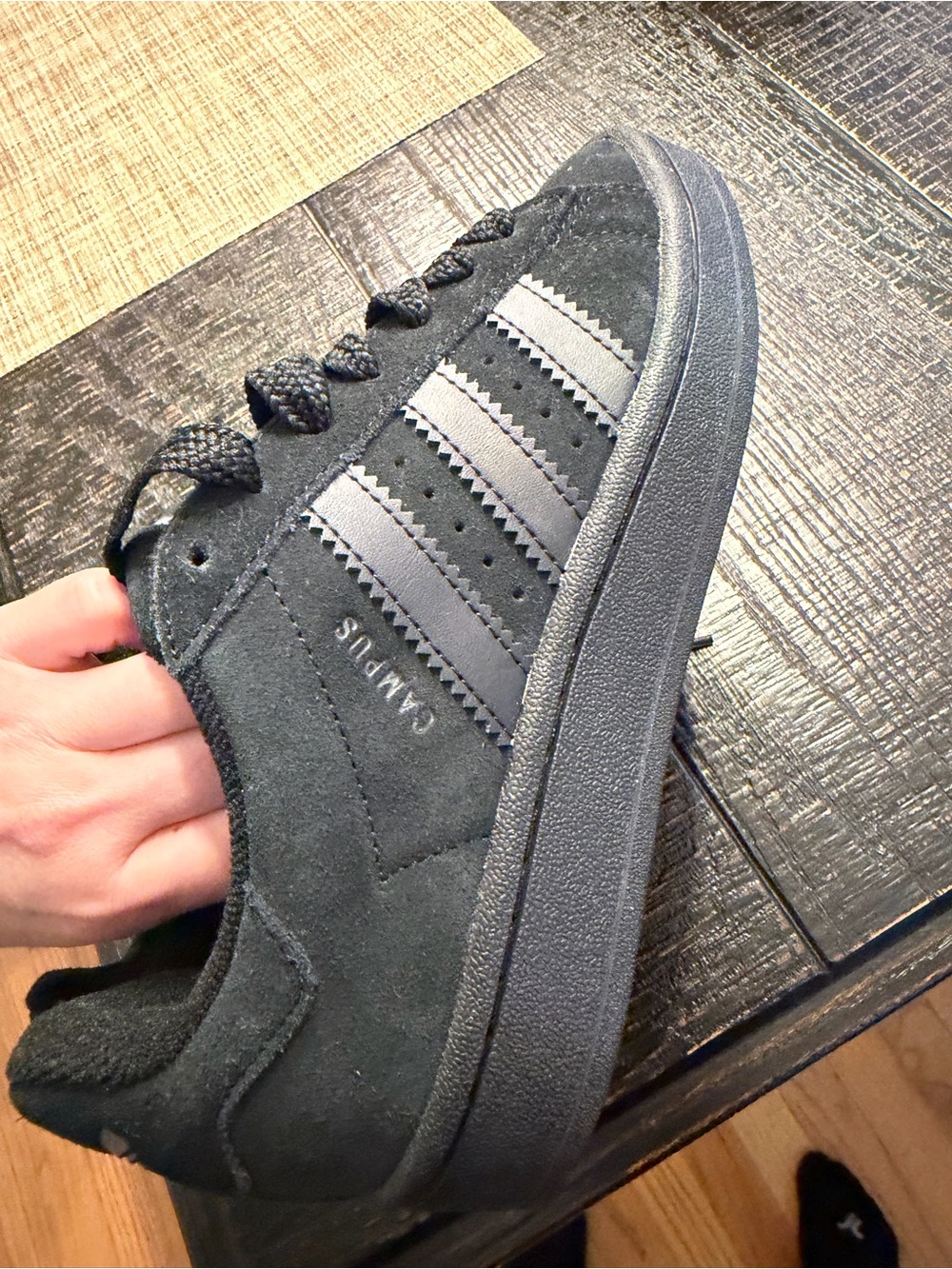 adidas Campus Kids' Sneaker in Black